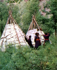 オロチョン族の住居